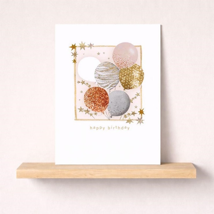 Birthday Card - Balloons Birthday Card - Balloons