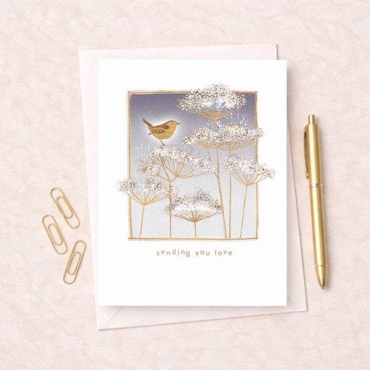 Thinking Of You Card - Flowers Thinking Of You Card - Flowers