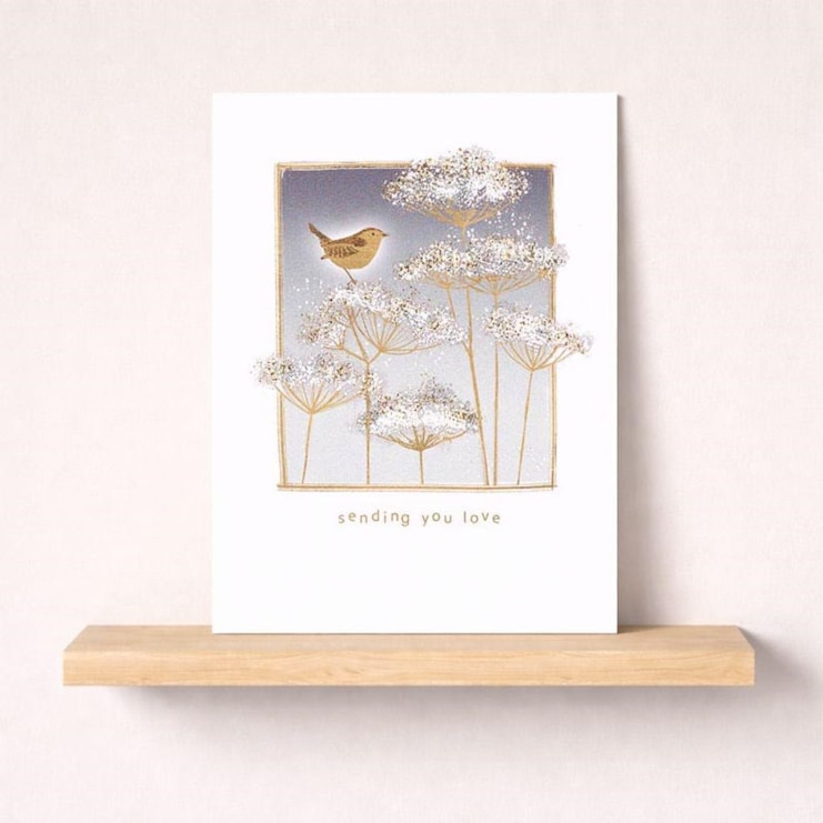 Thinking Of You Card - Flowers