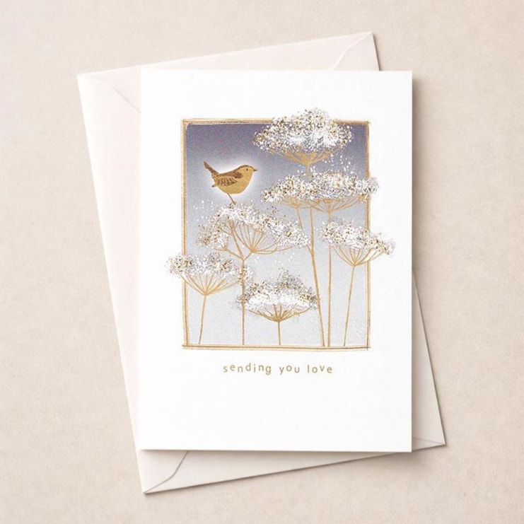 Thinking Of You Card - Flowers