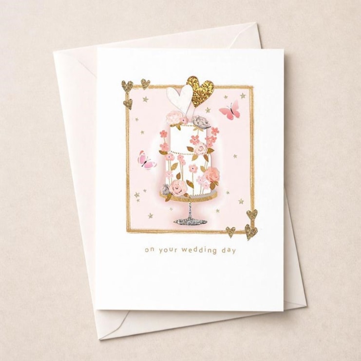 Wedding Card - Wedding Cake Wedding Card - Wedding Cake
