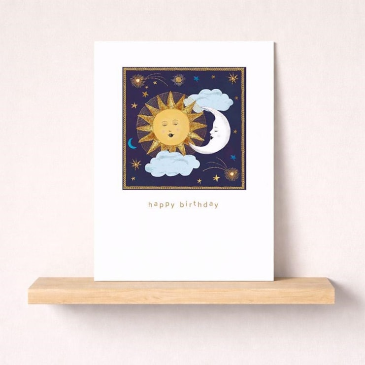 Birthday Card - Sun & Moon