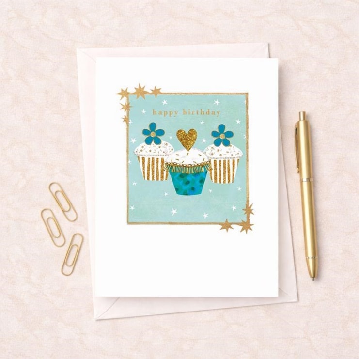 Birthday Card - Cupcakes Birthday Card - Cupcakes