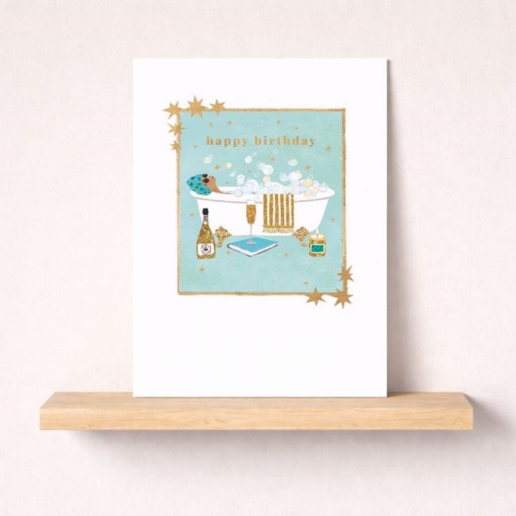 Birthday Card - Bubblebath