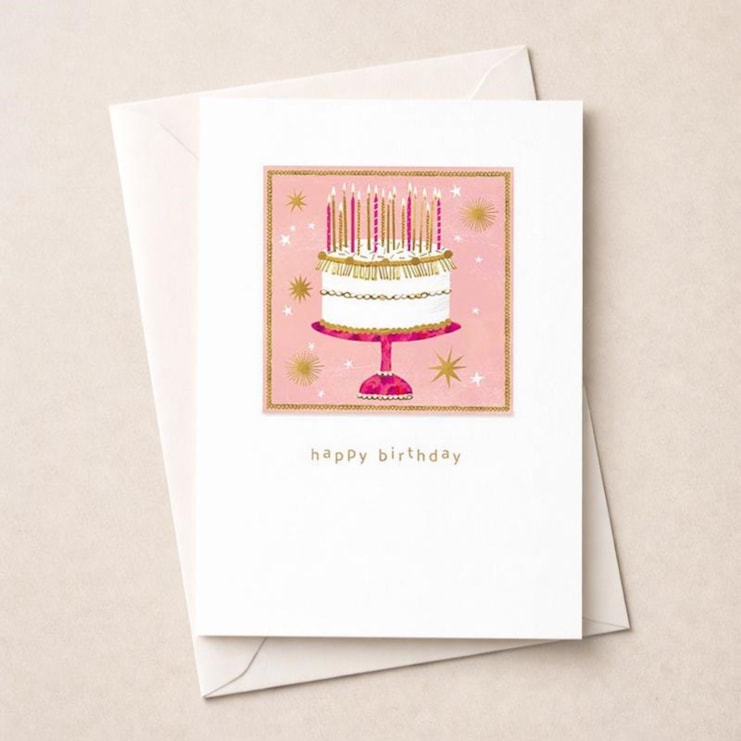 Birthday Card - Birthday Cake Birthday Card - Birthday Cake