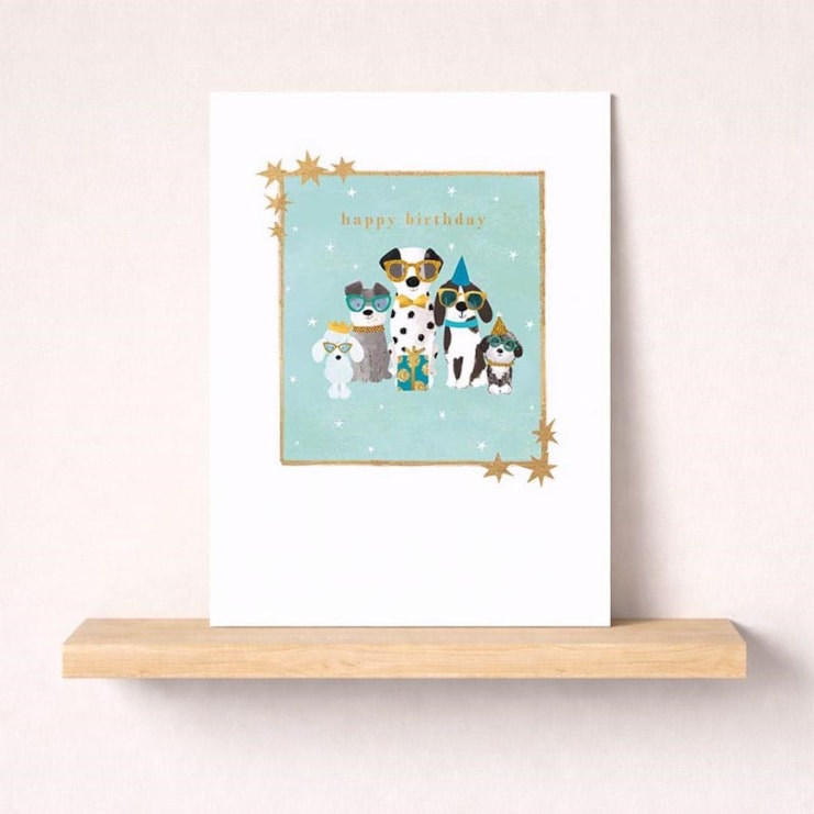 Birthday Card - Cute Dogs