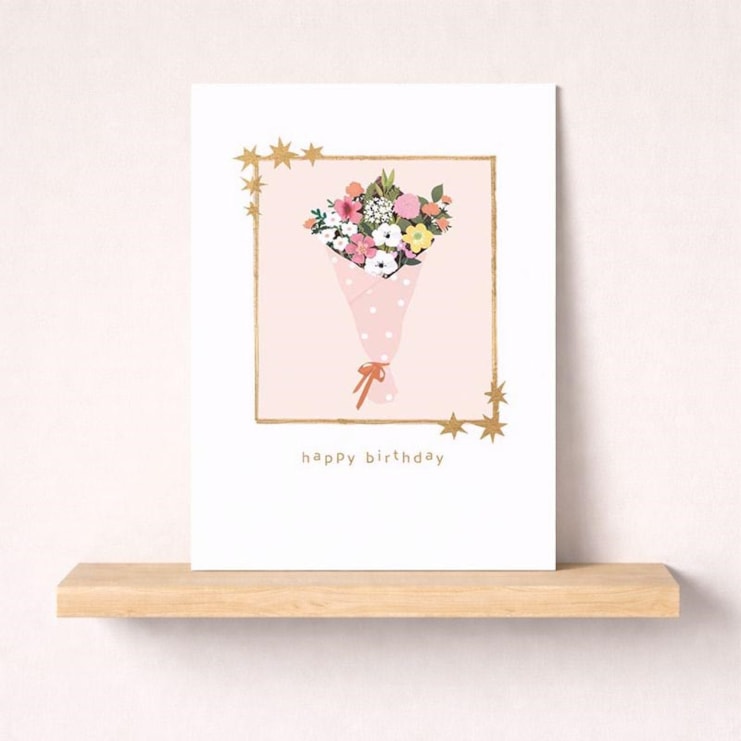 Birthday Card - Bunch Of Flowers