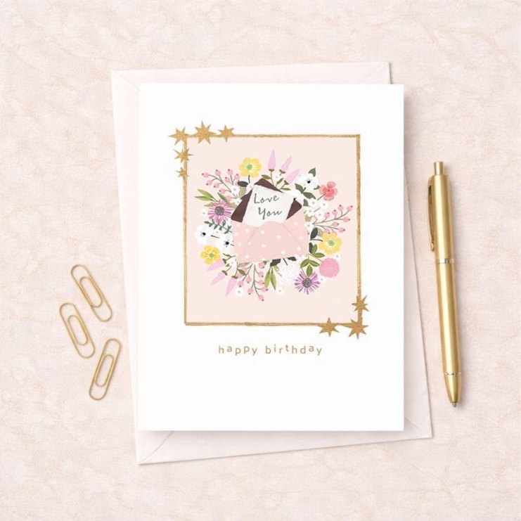 Birthday Card - Love You Letter