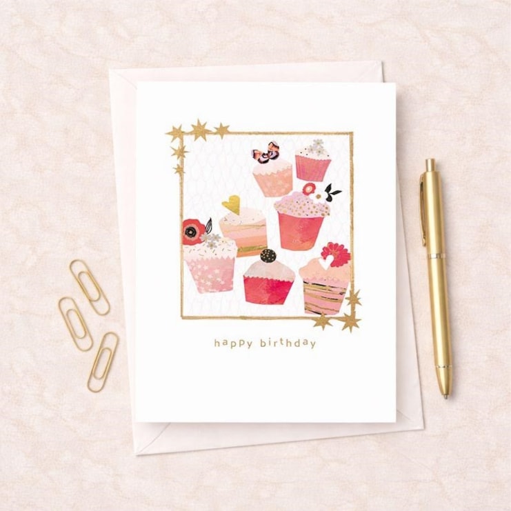 Birthday Card - Cupcakes Birthday Card - Cupcakes