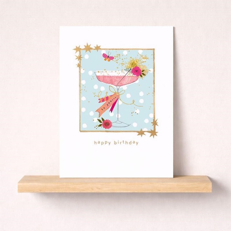 Birthday Card - Cocktail Birthday Card - Cocktail