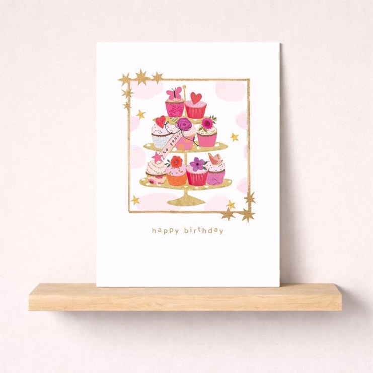 Birthday Card - Cupcakes Birthday Card - Cupcakes