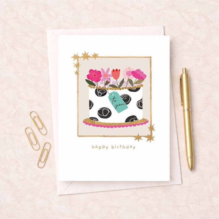 Birthday Card -  Cake