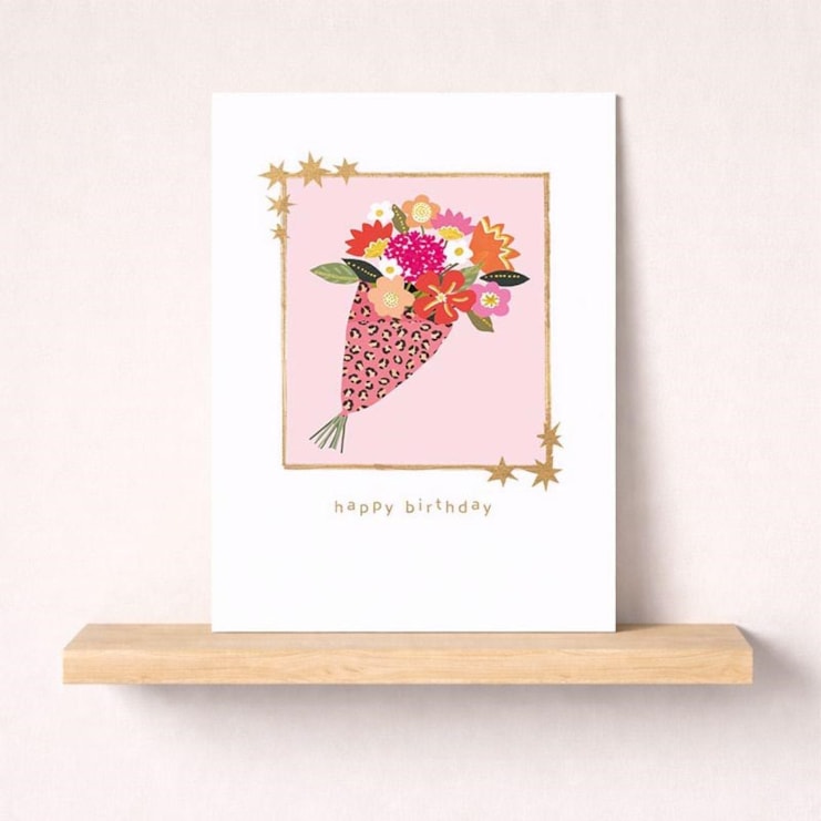 Birthday Card - Bunch Of Flowers Birthday Card - Bunch Of Flowers