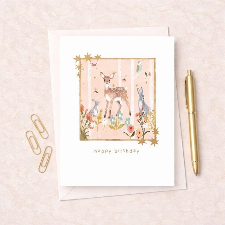 Birthday Card - Woodland Animals Birthday Card - Woodland Animals