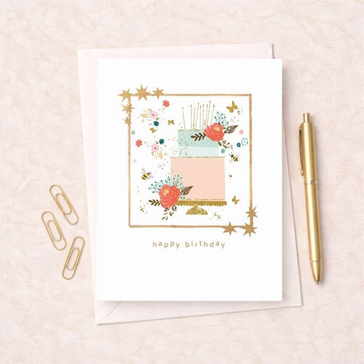 Birthday Card -  Cake