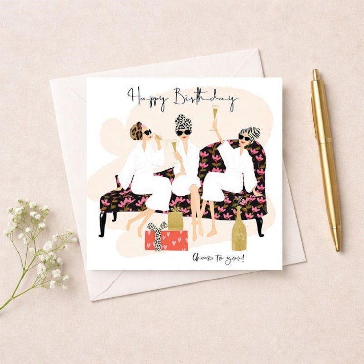 Birthday Card - Spa