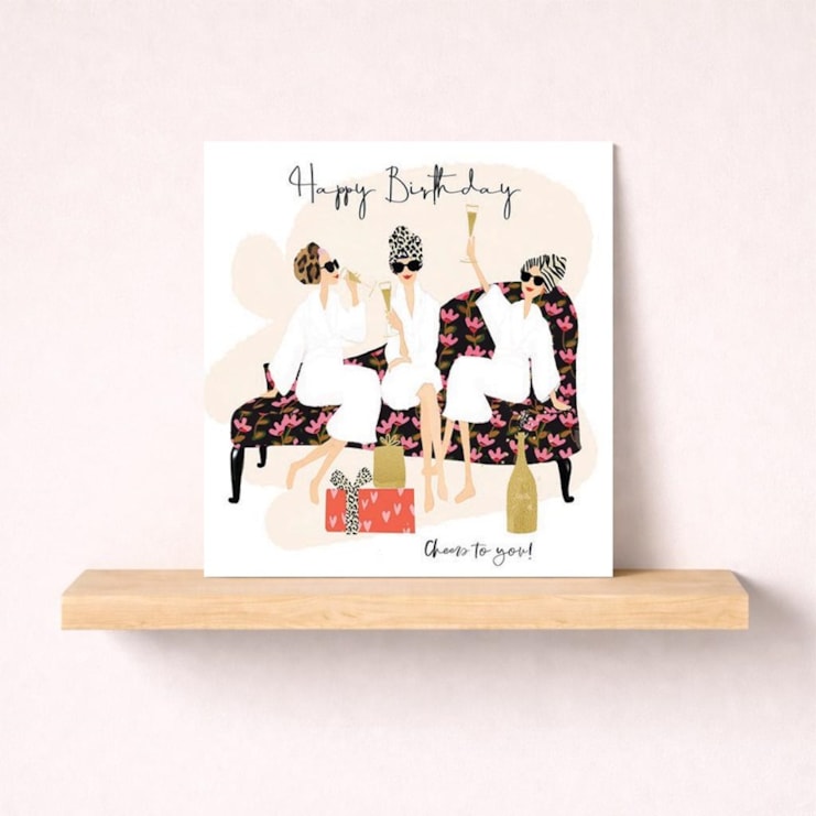 Birthday Card - Spa Birthday Card - Spa