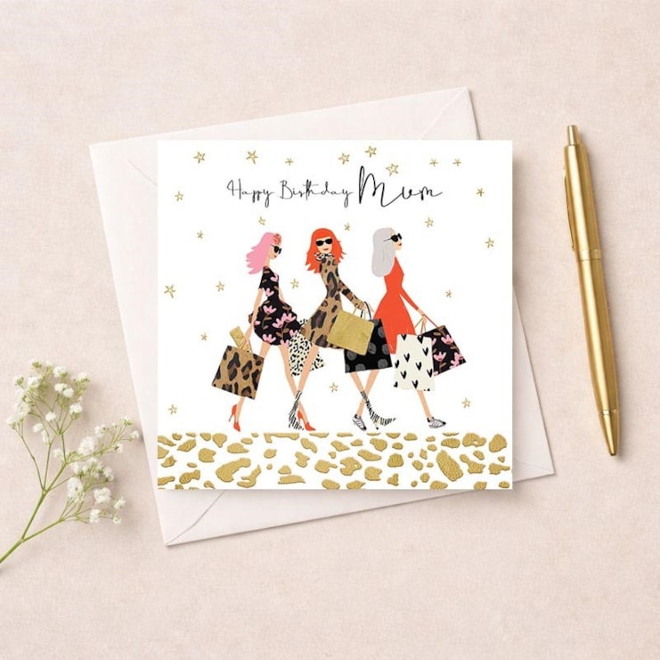 Mum Birthday Card - Shopping Trip