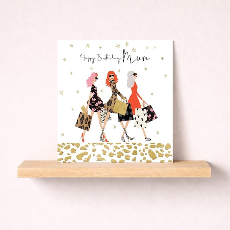 Mum Birthday Card - Shopping Trip Mum Birthday Card - Shopping Trip
