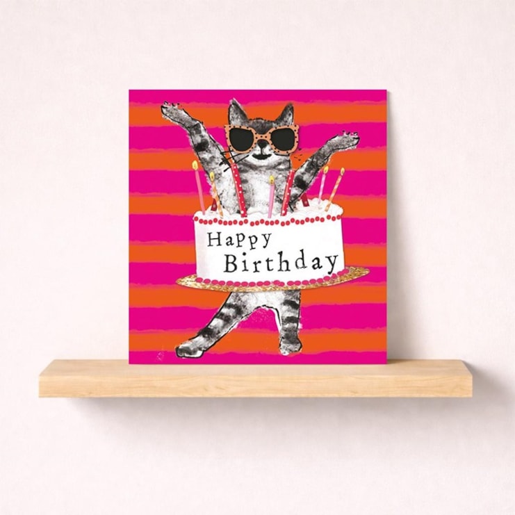 Birthday Card - Birthday Cat