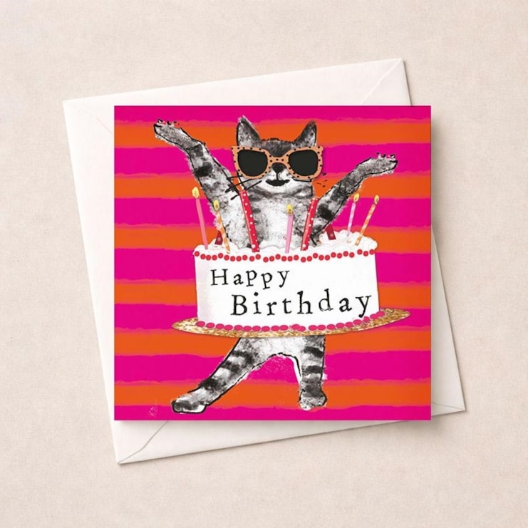Birthday Card - Birthday Cat