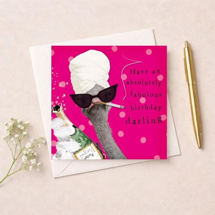 Birthday Card - Absolutely Fabulous Birthday