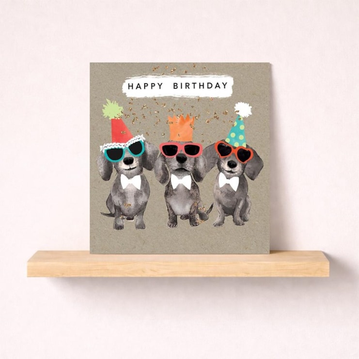 Birthday Card - Dachshunds Birthday Card - Dachshunds