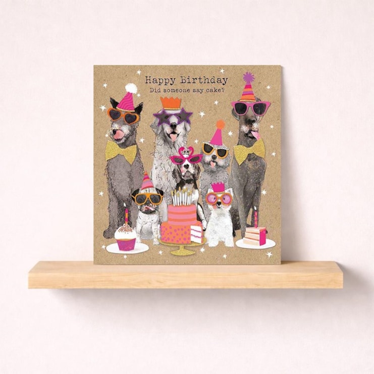 Birthday Card - Dogs And Cakes Birthday Card - Dogs And Cakes