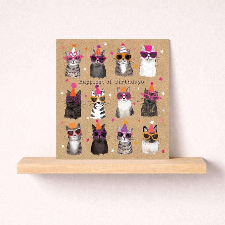 Birthday Card - Cool Cats Birthday Card - Cool Cats