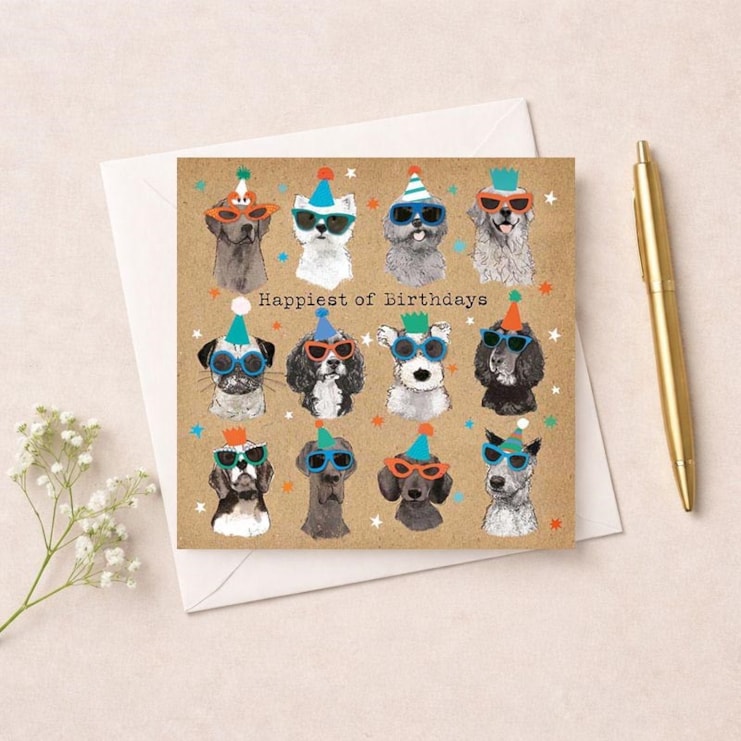 Birthday Card - Cool Dogs Birthday Card - Cool Dogs