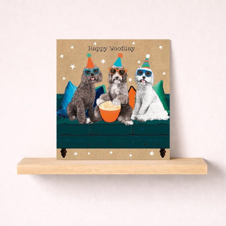 Birthday Card - Happy Woofday Birthday Card - Happy Woofday