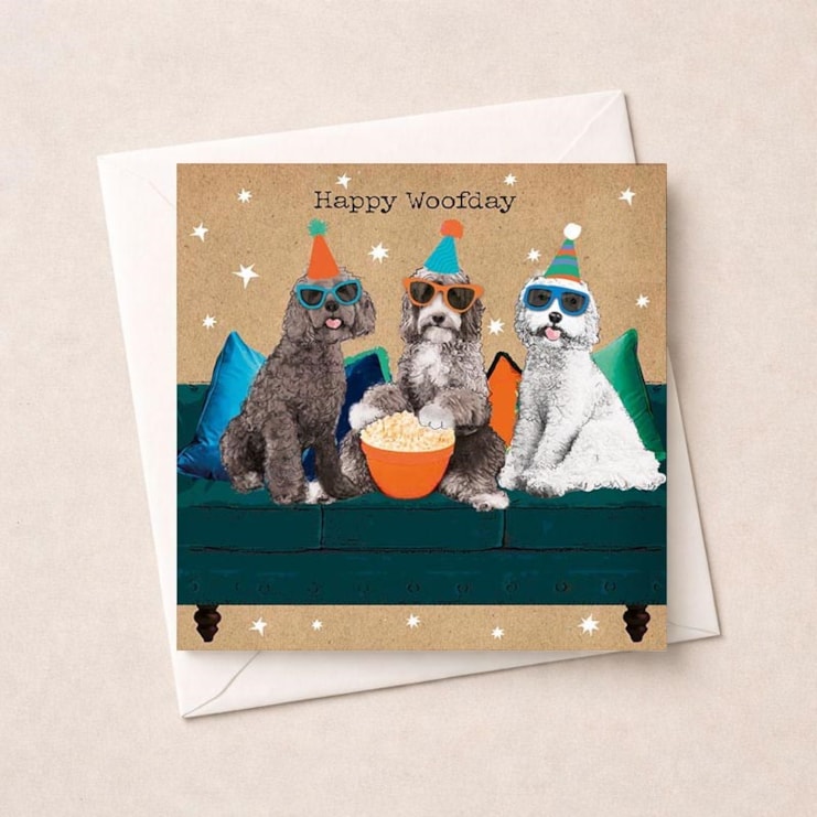 Birthday Card - Happy Woofday