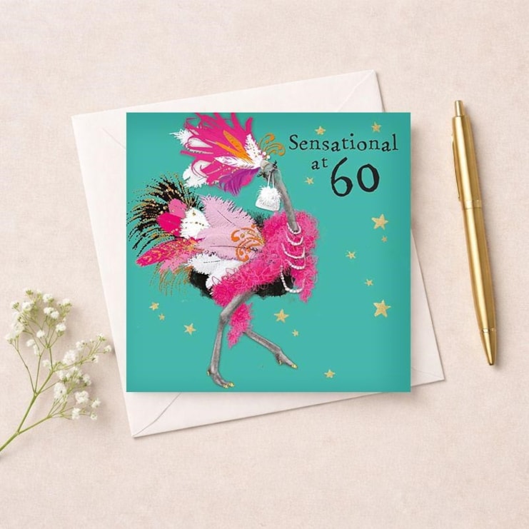 Age 60 Birthday Card - Sensational at 60