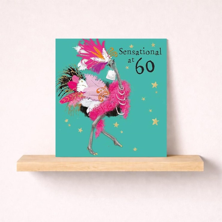 Age 60 Birthday Card - Sensational at 60 Age 60 Birthday Card - Sensational at 60