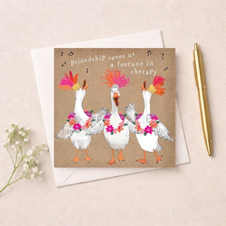 Friendship Card - Friendship Saves A Fortune In Therapy Friendship Card - Friendship Saves A Fortune In Therapy