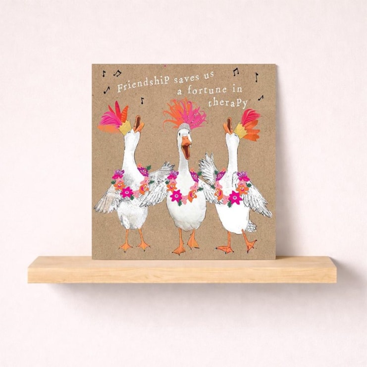 Friendship Card - Friendship Saves A Fortune In Therapy Friendship Card - Friendship Saves A Fortune In Therapy