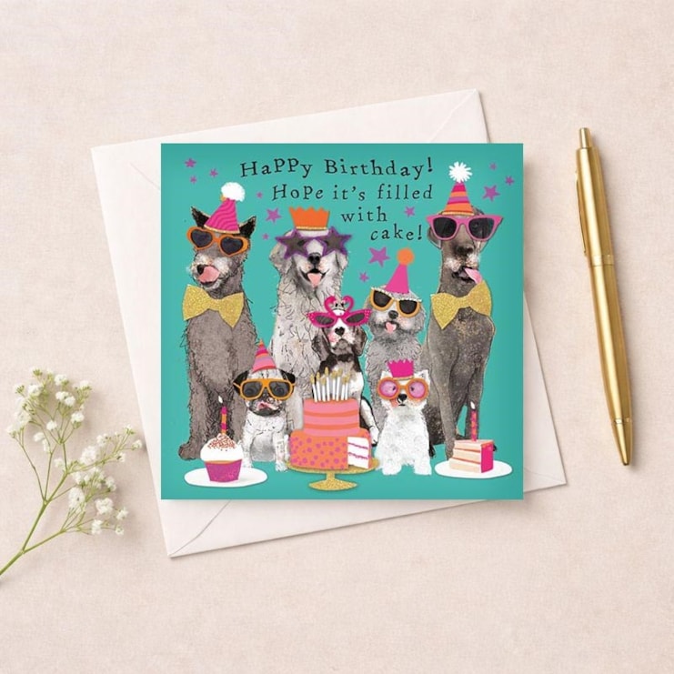 Birthday Card - Happy Birthday Filled With Cake Birthday Card - Happy Birthday Filled With Cake