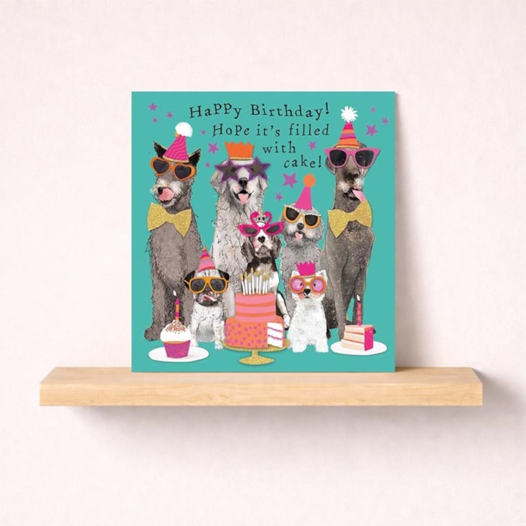 Birthday Card - Happy Birthday Filled With Cake