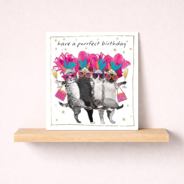 Birthday Card - Have A Purrfect Birthday