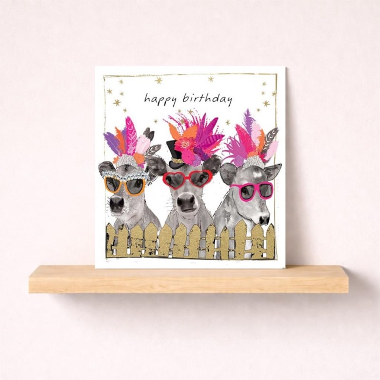 Birthday Card - Birthday Cows