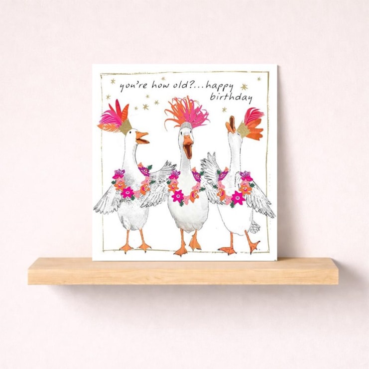 Birthday Card - You're How Old?