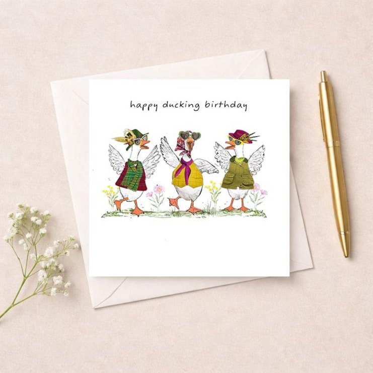 Birthday Card - Happy Ducking birthday Birthday Card - Happy Ducking birthday