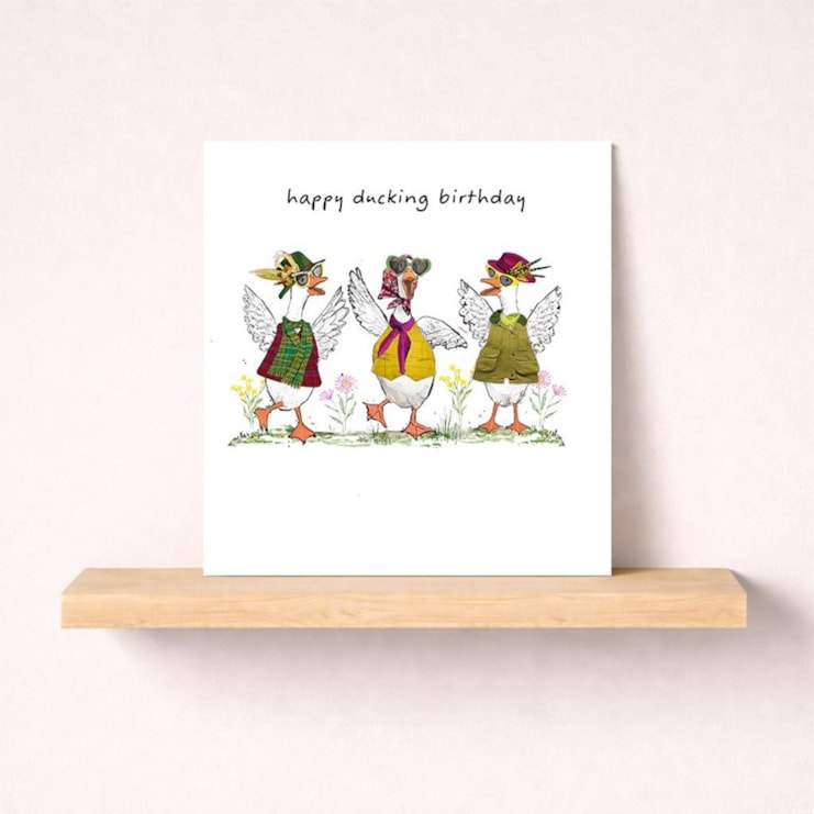Birthday Card - Happy Ducking birthday Birthday Card - Happy Ducking birthday