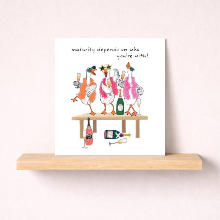 Open Card - Maturing Depends On Who You're With Open Card - Maturing Depends On Who You're With