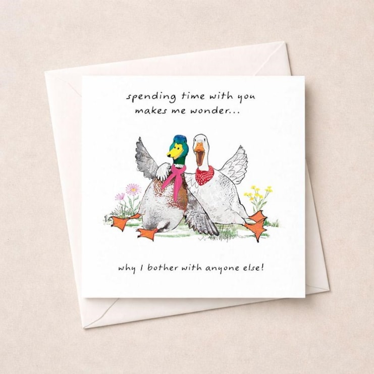Anniversary Card - Spending Time With You Anniversary Card - Spending Time With You