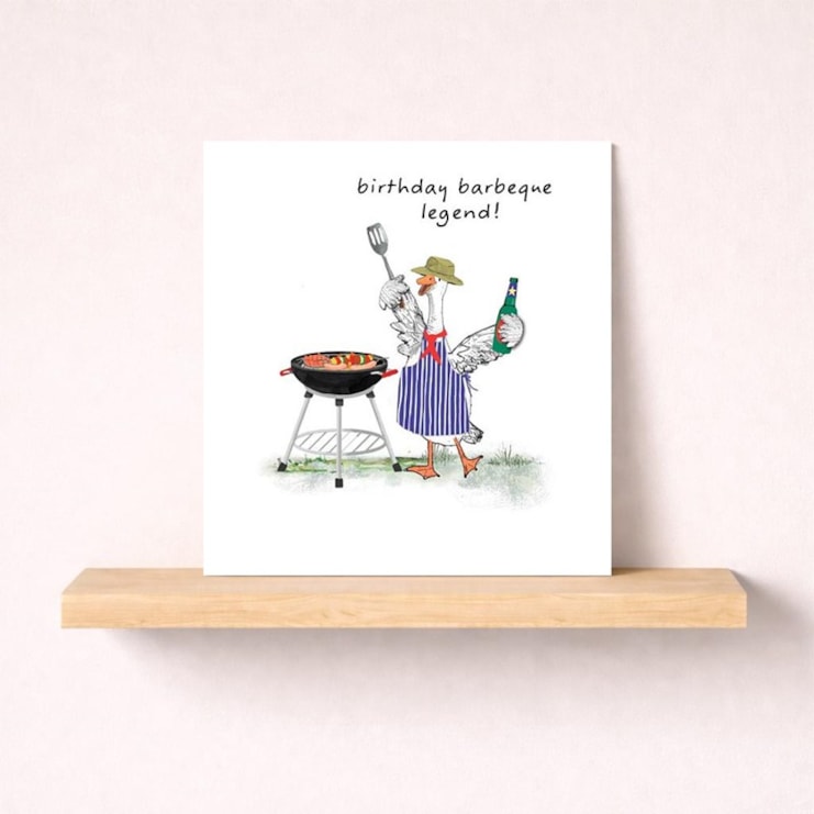 Birthday Card - BBQ Goose Birthday Card - BBQ Goose