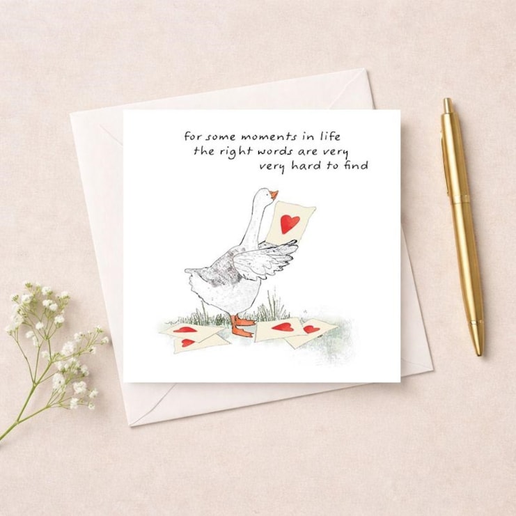 Thinking Of You Card - Right Words Are Hard To Find