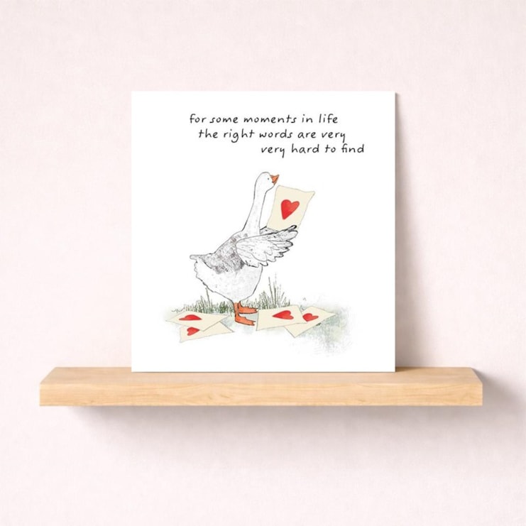 Thinking Of You Card - Right Words Are Hard To Find