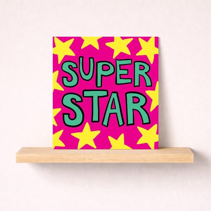 Congratulations Card - Super Star