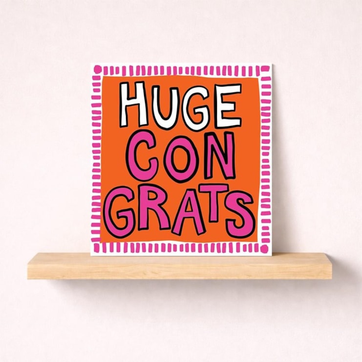 Congratulations Card - Huge Congrats Congratulations Card - Huge Congrats